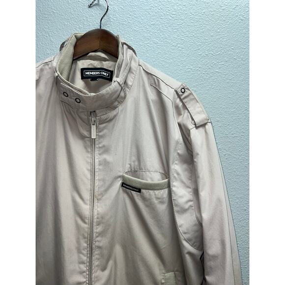 Members Only Racing Jacket Iconic Racer Brown Full Zip Outerwear X-Large XL - Picture 2 of 13